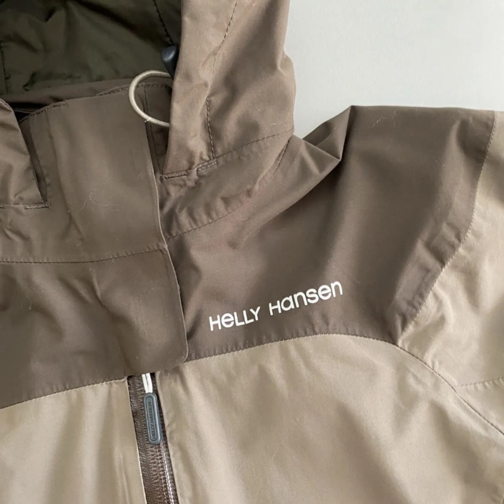 Helly Hansen Tech Xs Brown Soft Shell Jacket Hood - image 5